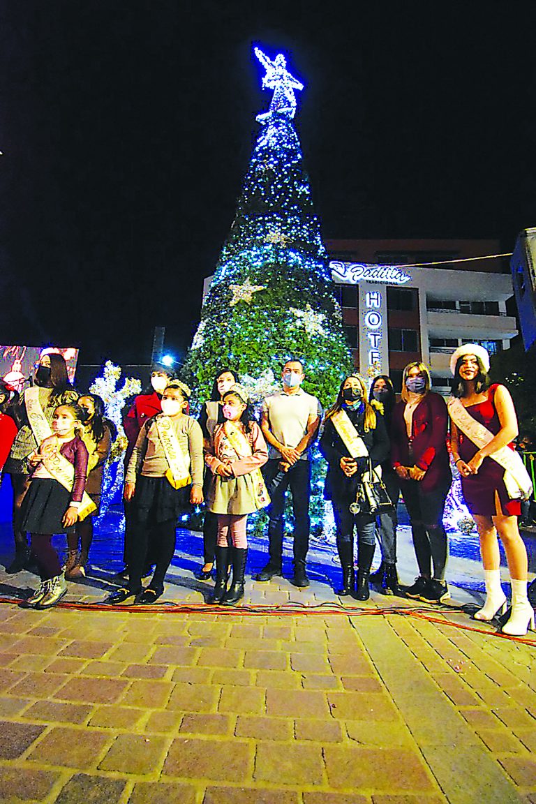 Prenden el Árbol para inicio fiestas