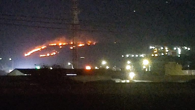 Ardió el cerro