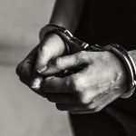 Criminal in handcuffs