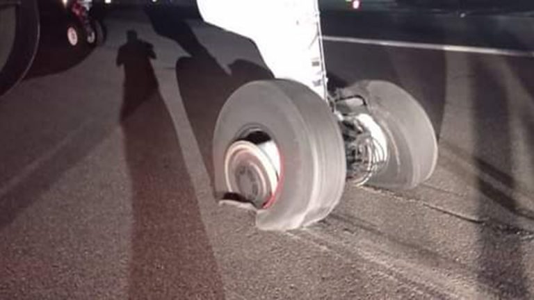 Percance en Aeropuerto