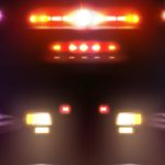 Ambulance In Night Composition