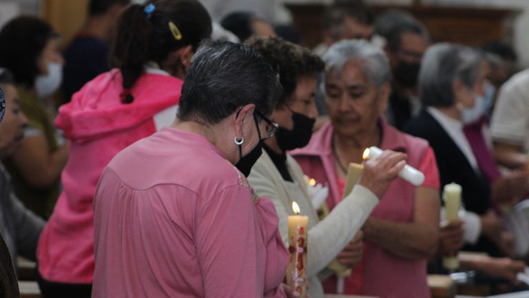 Celebran a la Virgen de la Candelaria