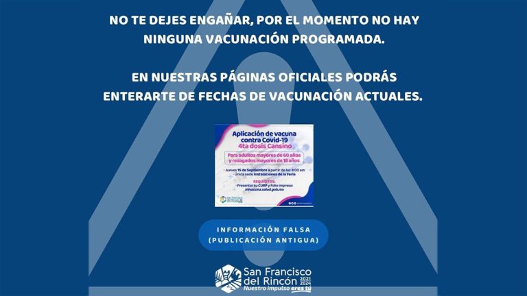 Advierten sobre falsa vacunación Advierten sobre falsa vacunación