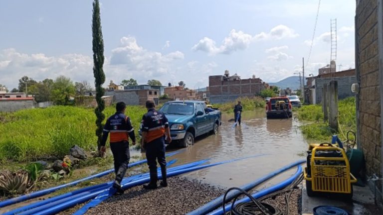 Atienden afectaciones provocadas por lluvias
