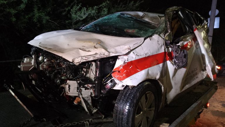 Aparatoso accidente