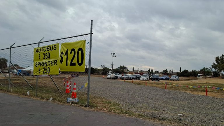 Estacionamientos desde 120 hasta 350 pesos