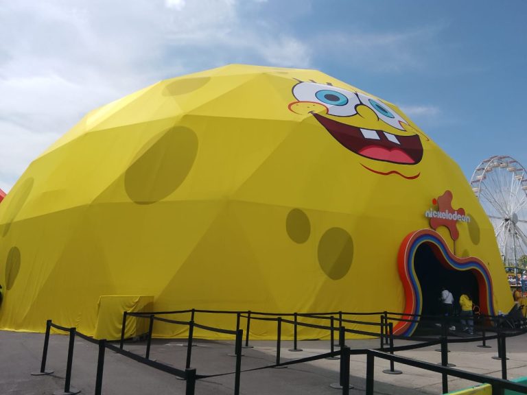 Regresa la burbuja de Bob Esponja a la Feria