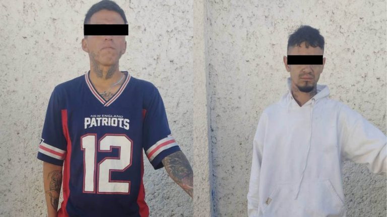 Roban celular y los atrapan por tatuaje en la mano