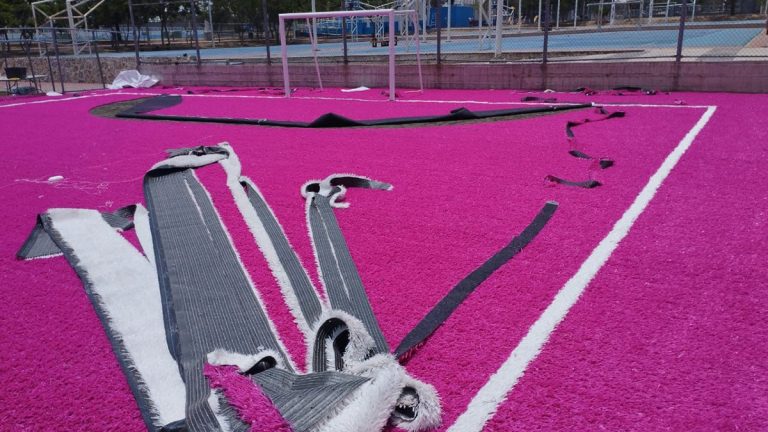 Instalan primera ‘cancha rosa’