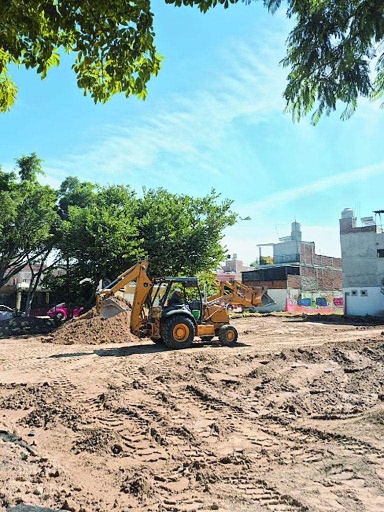 Arranca obra de parque en San Miguel Arranca obra de parque en San Miguel