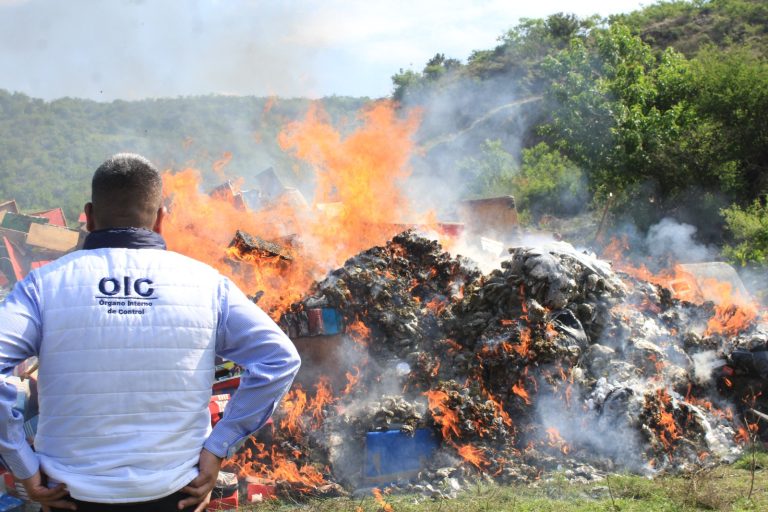 FGR destruye psicotrópicos, estupefacientes, calzado y máquinas tragamonedas en León