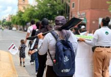 Preparan seguridad para proteger marcha